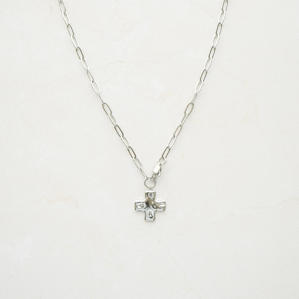 Poppy Cross Necklace