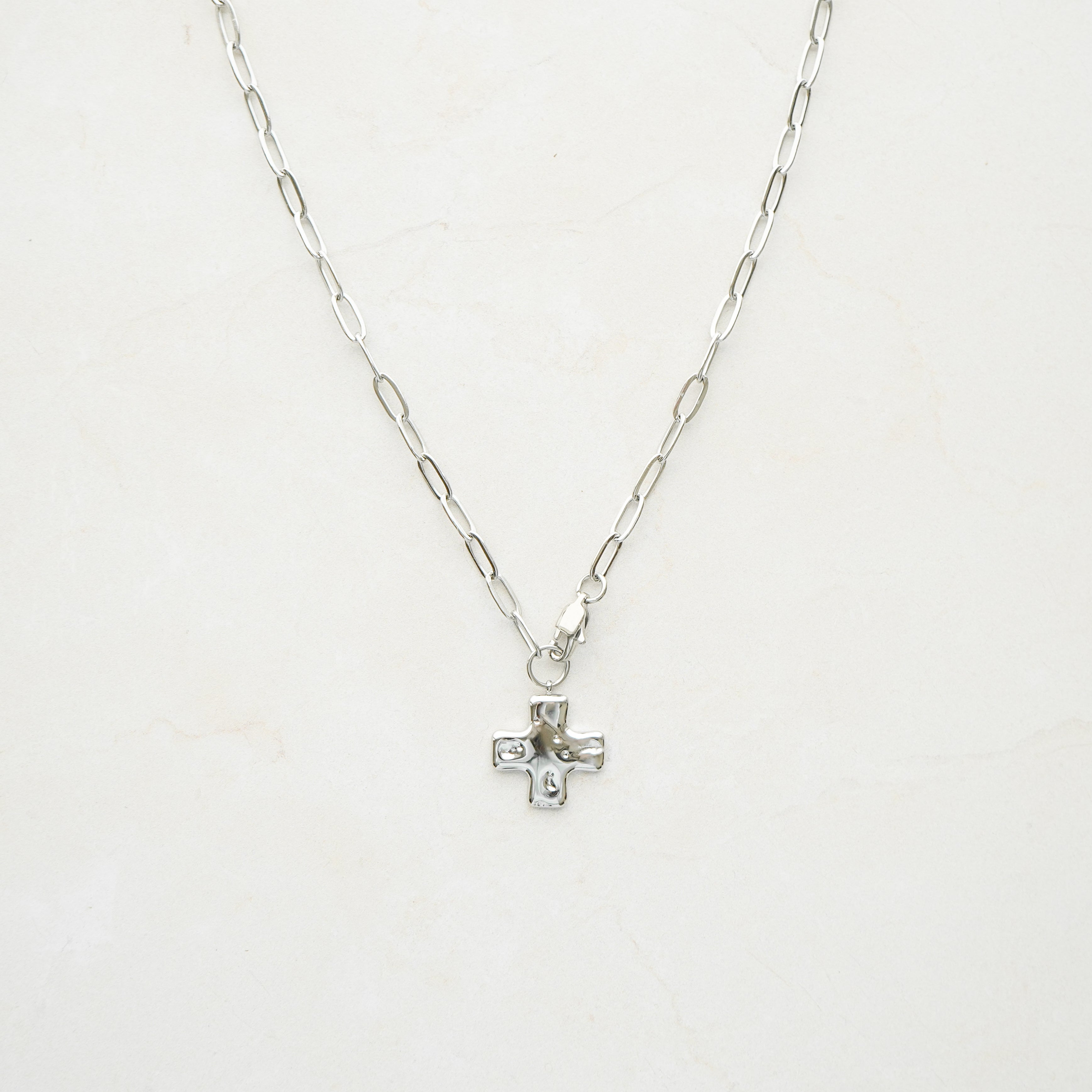 Poppy Cross Necklace