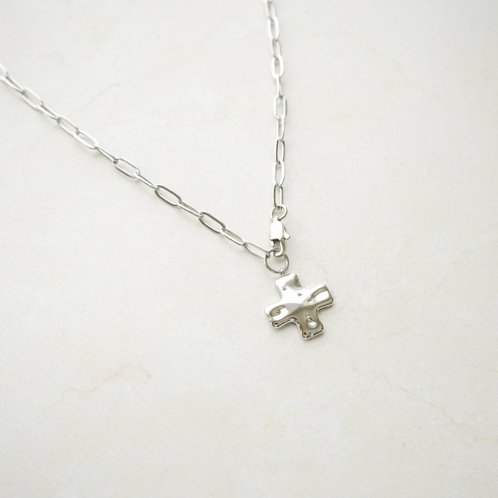 Poppy Cross Necklace